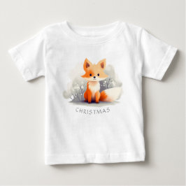 Little fox in winter, personalized t shirt
