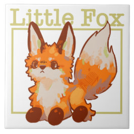 Little fox, kakelplatta