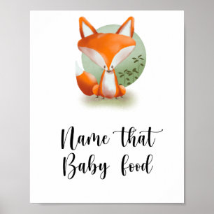 Little Fox - Namn som Baby Poster