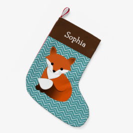 Little Fox Personlig Liten Julstrumpa