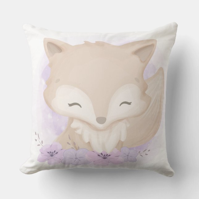 Little Fox Sweet Dreams Pillow Kudde (Framsida)