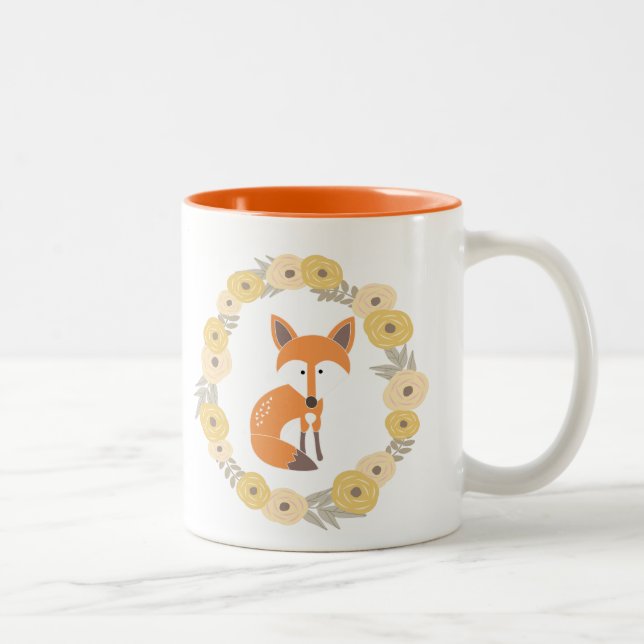 Little Fox Två-Tonad Mugg (Höger)