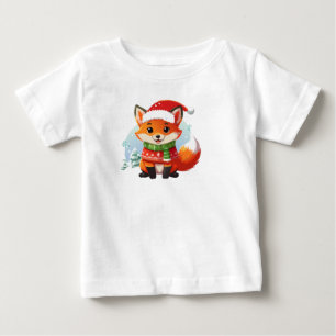 Little Fox's jul Kväll T Shirt
