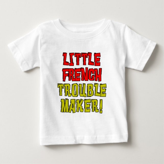 Little Fransk Trouble Maker Tee Shirt (Framsida)