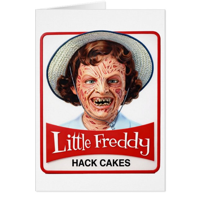 Little Freddy Hack Cakes™ – Sweet Dreams Are Made  Hälsningskort (Framsidan)