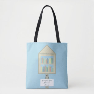 Little Free Bibliotek Personlig Tote Bag Tygkasse