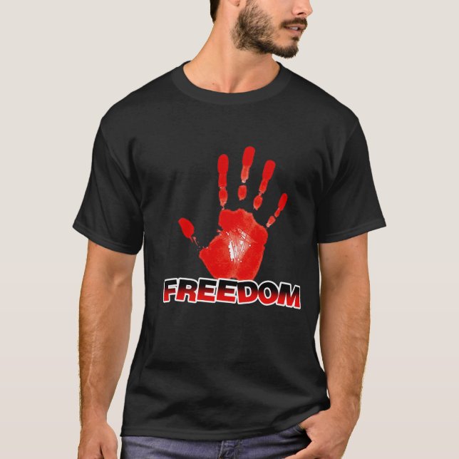Little Freedom Hand T Shirt (Framsida)