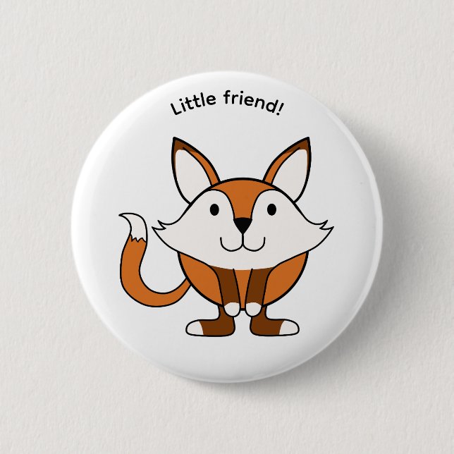 Little friendly fox knapp (Framsida)