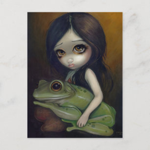 "Little Frog Girl" vykort