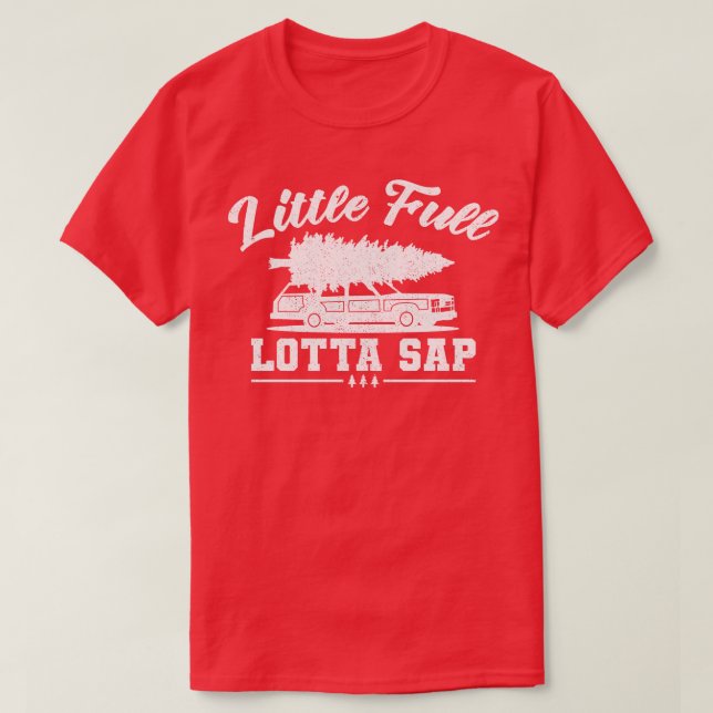 Little Fullt Lotta Sap jul Vacation T Shirt (Design framsida)