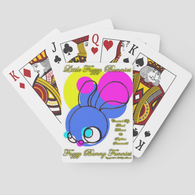 Little Fuzzy Bunnies 1 av 3 Poster på Casinokort (Baksidan)