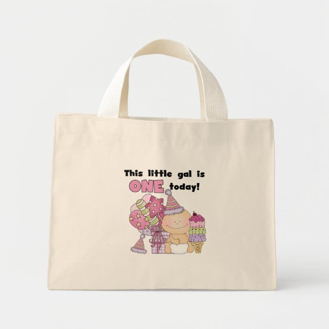 Little Gal är One Tshirts och Gifts Mini Tygkasse (Framsidan)