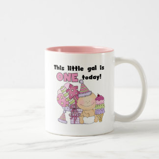 Little Gal är One Tshirts och Gifts Två-Tonad Mugg