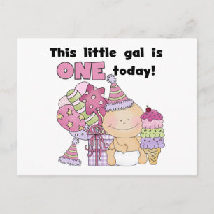 Little Gal är One Tshirts och Gifts Vykort