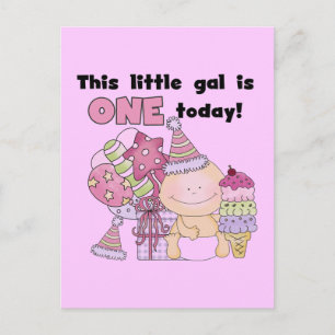 Little Gal är One Tshirts och Gifts Vykort