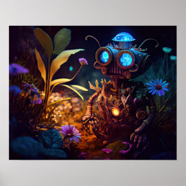 Little Garden Bot Poster