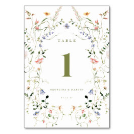 Little Garden Wedding Bordsnummer
