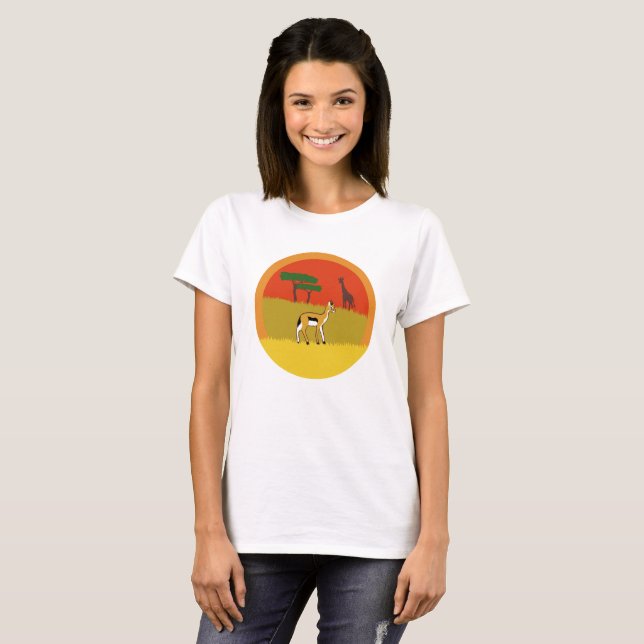 Little Gazelle Tee Shirt (Hel framsida)