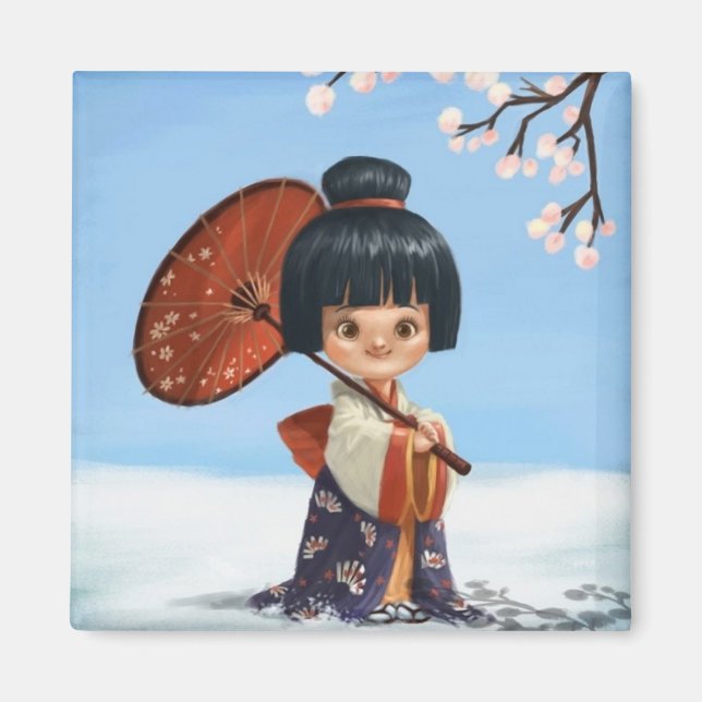 Little Geisha Magnet (Framsidan)