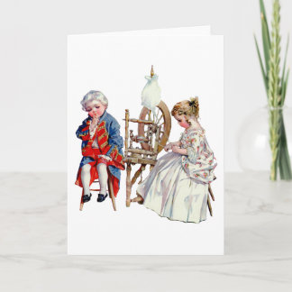 Little George och Martha Washington Kort