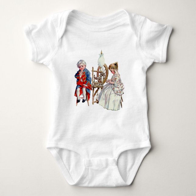 Little George och Martha Washington T-shirt (Framsida)