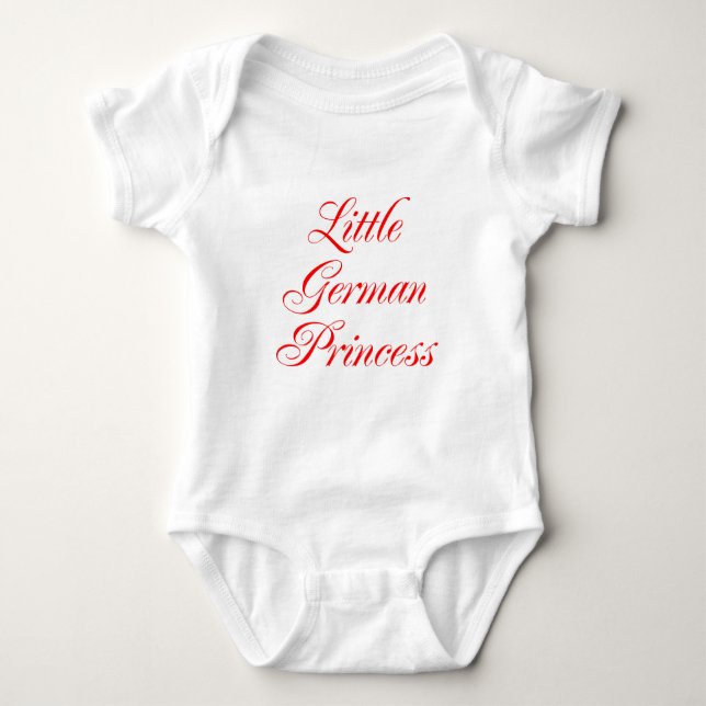 Little German Princess T-shirt (Framsida)