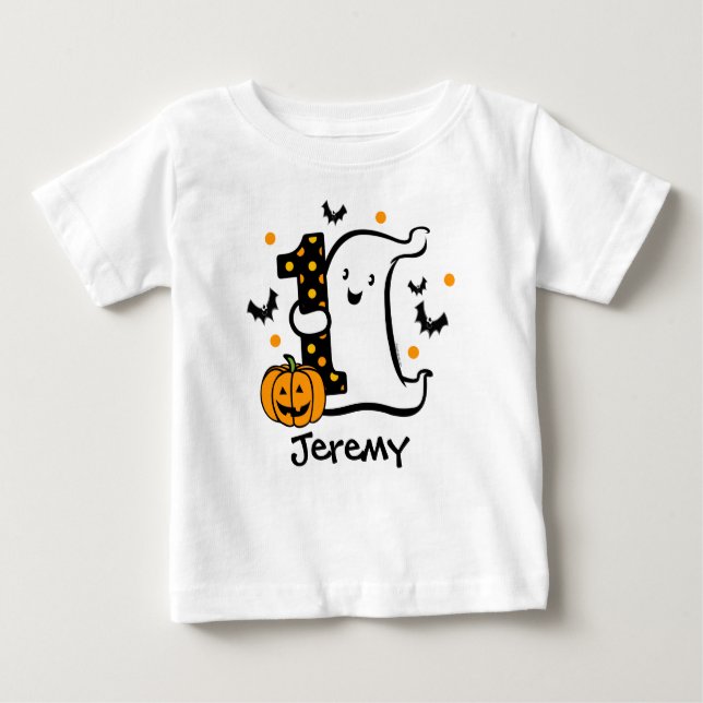 Little Ghost 1st Birthday Tee (Framsida)