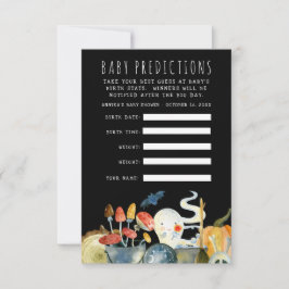 Little Ghost | Halloween Baby Shower Guessing Game Inbjudningar