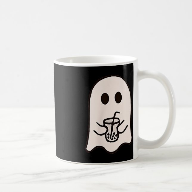 Little Ghost Ice Coffee Costume Halloween Kaffemugg (Höger)