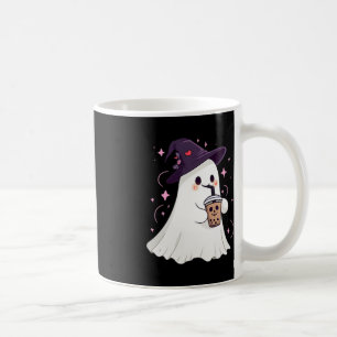 Little Ghost Ice Coffee Spooky Season Cute Ghost H Kaffemugg