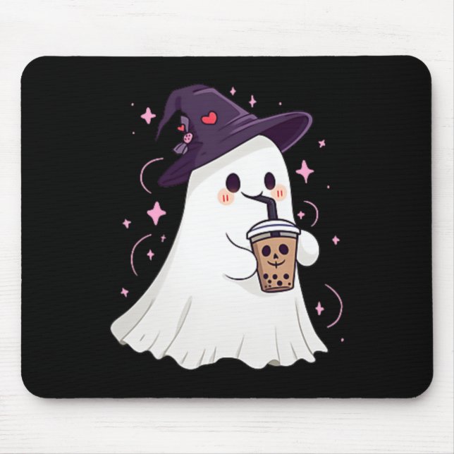 Little Ghost Ice Coffee Spooky Season Cute Ghost H Musmatta (Framsidan)