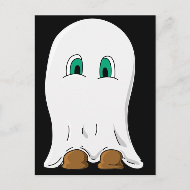 Little Ghost Vykort (Framsida)