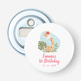 Little Giraffe (Girl Safari Animal) Flasköppnare