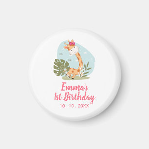 Little Giraffe (Girl Safari Animal) Magnet
