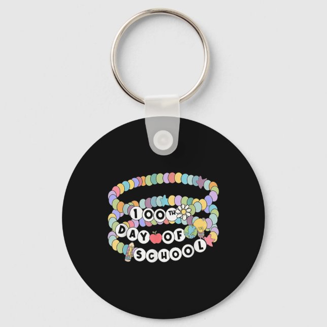 Little Girl 100 Days Vänskap Bracelet Nyckelring (Framsida)