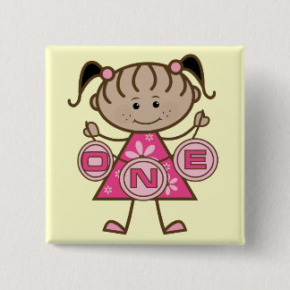 Little Girl 1st Birthday T-shirts and Gifts Knapp