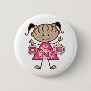 Little Girl 1st Birthday T-shirts and Gifts Knapp