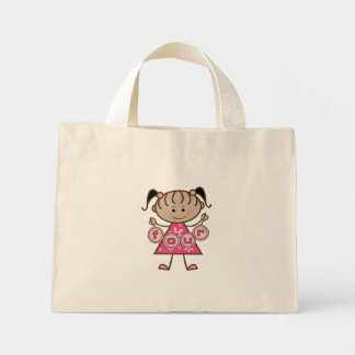 Little Girl 4e födelsedagen Tshirts och Gifts Mini Tygkasse