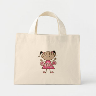 Little Girl 5th Birthday Tshirts and Gifts Mini Tygkasse