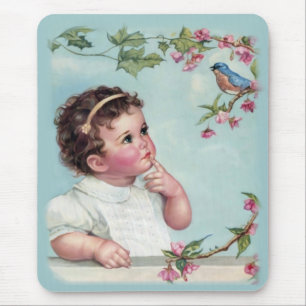 Little Girl and Blue Bird Musmatta