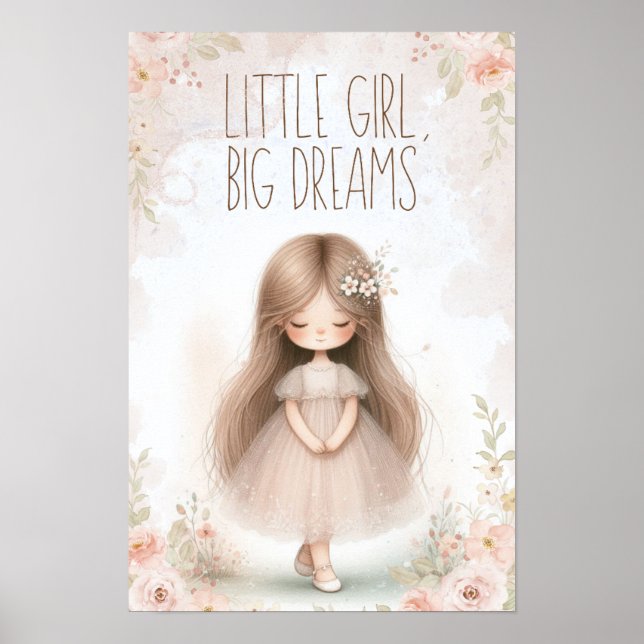 little girl, big dreams poster (Framsidan)