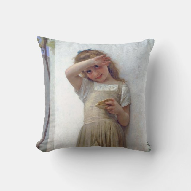 Little Girl, Bouguereau Kudde (Framsida)