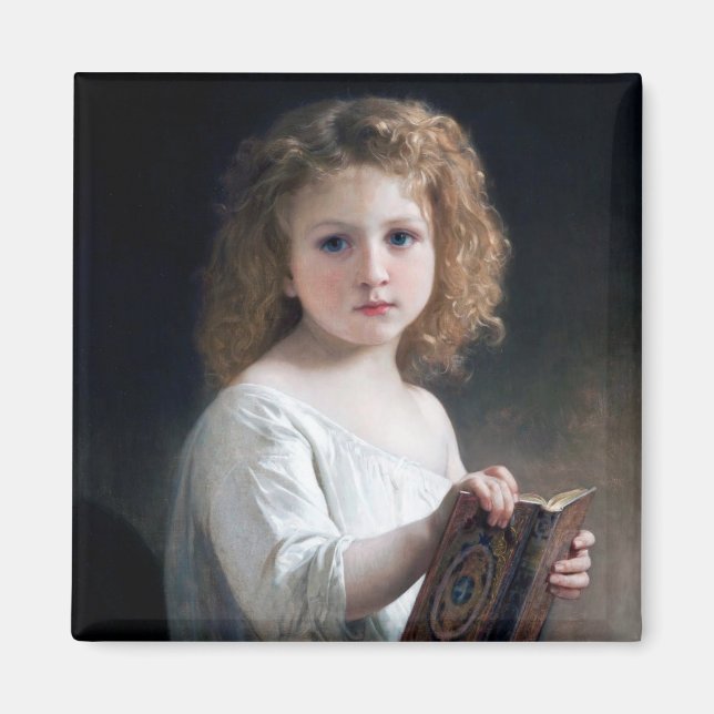 Little Girl, Bouguereau Magnet (Framsidan)