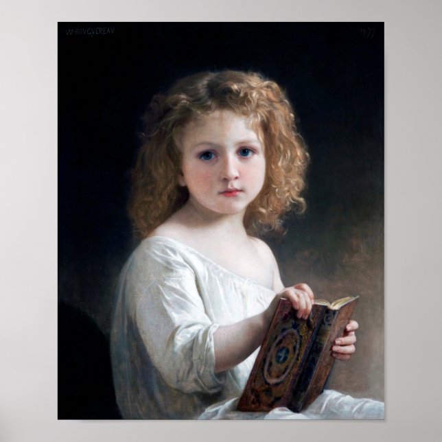 Little Girl, Bouguereau Poster (Framsidan)