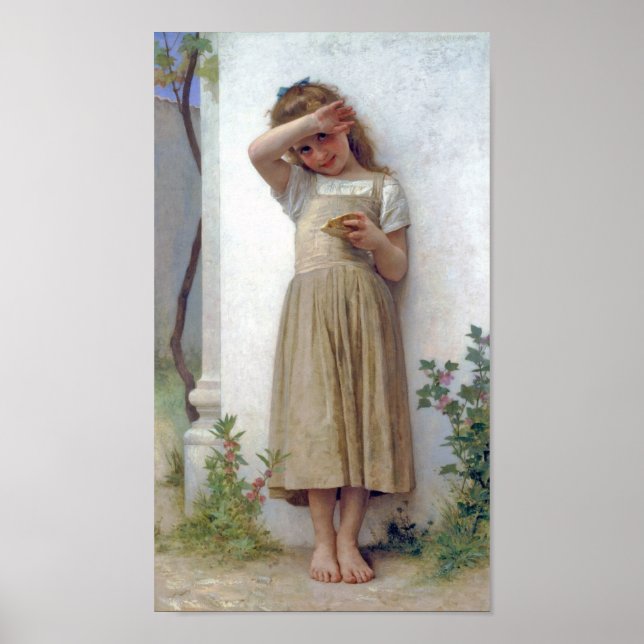 Little Girl, Bouguereau Poster (Framsidan)