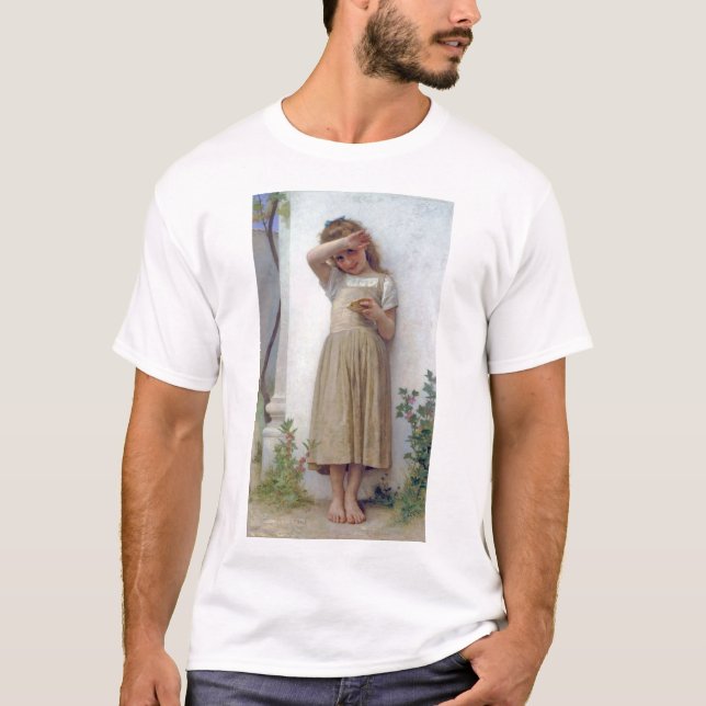 Little Girl, Bouguereau T Shirt (Framsida)