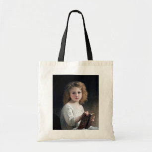 Little Girl, Bouguereau Tygkasse