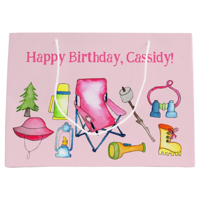 Little Girl Camping ThLED-Personlig (Framsidan)