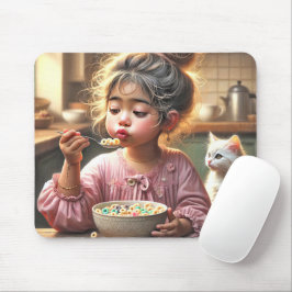 Little Girl Eating Cereal Musmatta