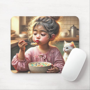 Little Girl Eating Cereal Musmatta